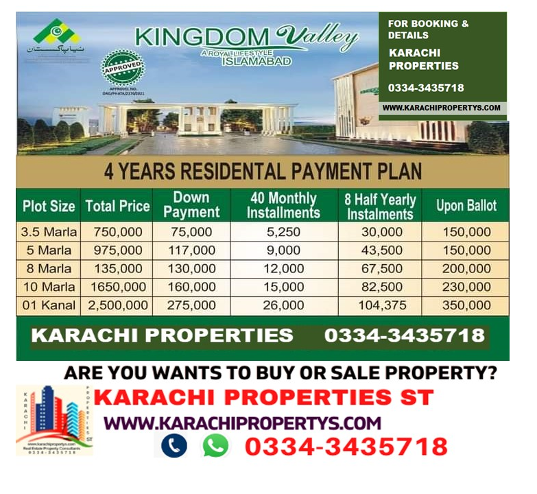 #Kingdom Valley #Plot #Book plots on huge #Discount #Rate Hurry Up Limited Offer