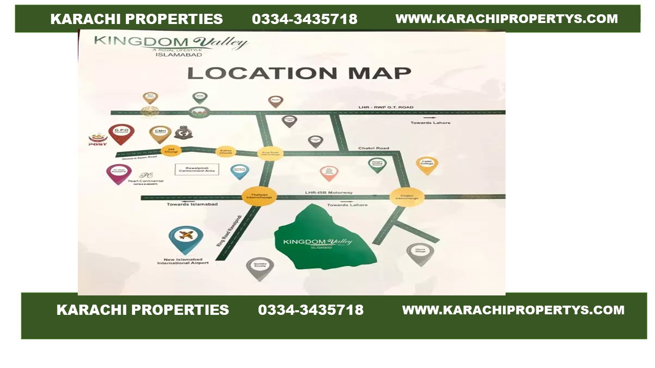Kingdom Valley Islamabad Plot for Sale