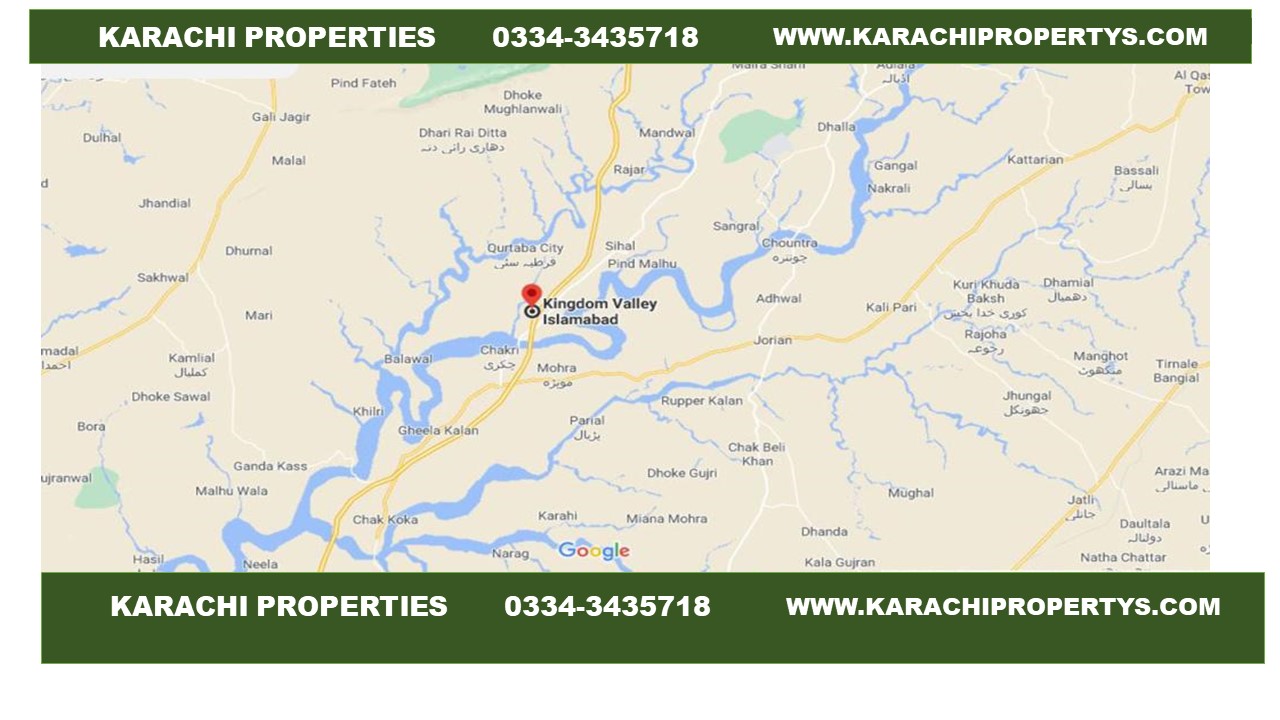 Location of #Kingdom Valley Islamabad