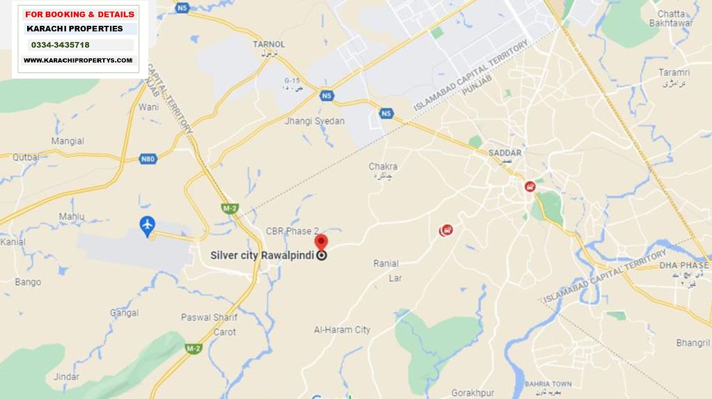 #Silver City Housing Scheme Islamabad Location on MAP