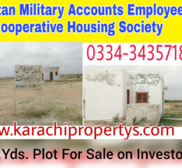 Pakistan Military Accounts Society Plot for sale