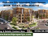 PARK VIEW CITY TOWN HOUSES FRONT LATEST