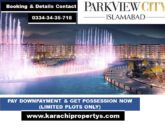PARK VIEW CITY ISLAMABAD PLOTS FOR SALE LISTINGS TODAY LATEST