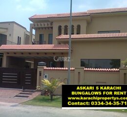 Askari 5 House for Rent Karachi