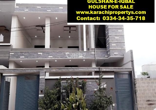 House For Sale Gulshan e Iqbal Block 2