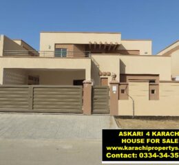 Askari 4 House for Sale Karachi
