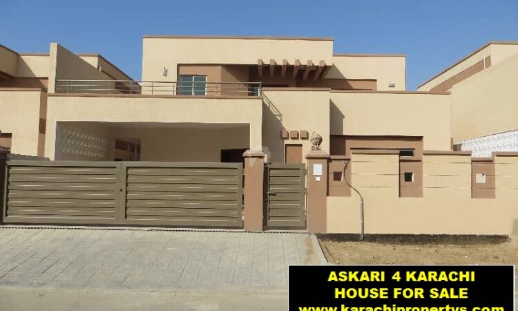 Askari 4 House for Sale Karachi