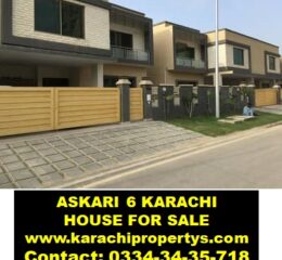 Askari 6 House for Sale Karachi