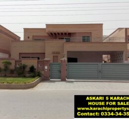 Askari 5 House for Sale Karachi