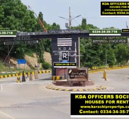 KDA Officers Society Karachi House for Rent 600 sq yards