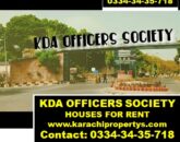 KDA Officers society house for rent 4