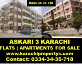 askari 3 flats apartments for sale latest