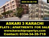 askari 3 flats apartments for sale today