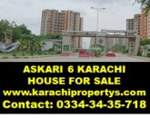 askari 6 karachi house bungalows for sale today list