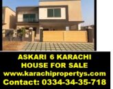 askari 6 karachi house bungalows for sale today property