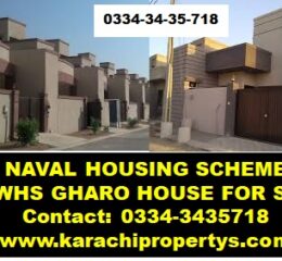#PNWHS GHARO NAVAL HOUSING SCHEME HOUSE FOR SALE CHANCE PRICES