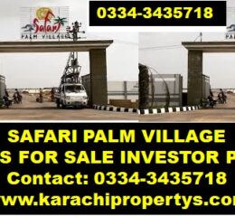 Safari Palm Village Phase 1 Plot for sale