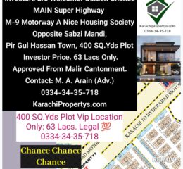 Pir Gul Hassan Town plot for sale