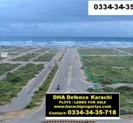 DHA PHASE 8 Karachi Plots for sale