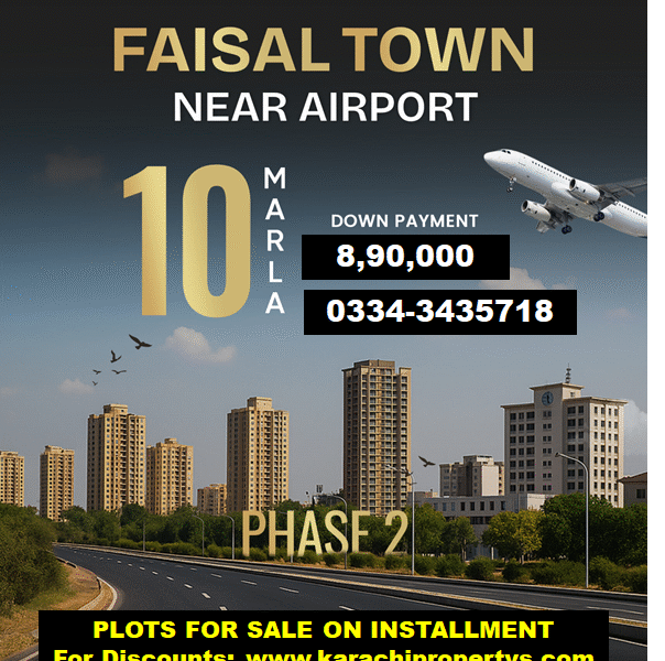 FaisalTownPhase2 PlotForSale 10marla