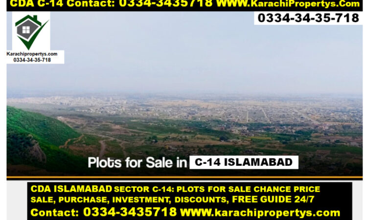 Plots for sale in C-14 Islamabad