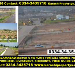 Plots for sale in C-16 Islamabad
