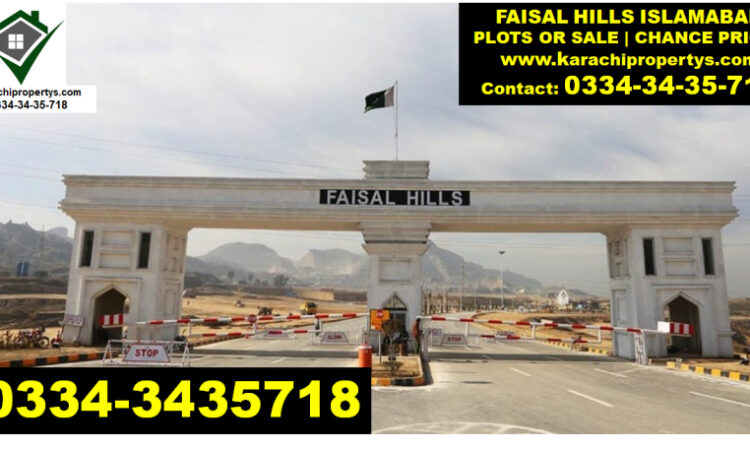 Plot For Sale in Faisal Hills Islamabad