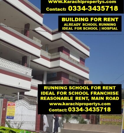 CommercialHouseForRentGulistan-e-Jauhar