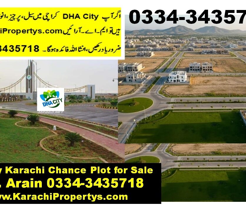 Plot For Sale Dha City Karachi Sector 17