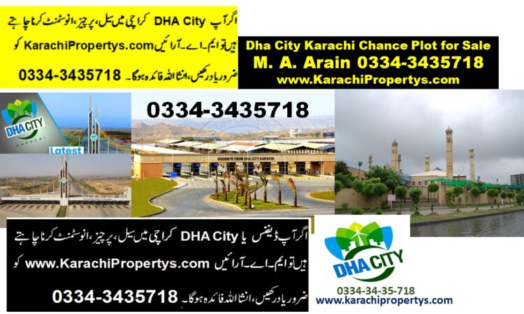Plot For Sale Dha City Karachi Sector 16 Ext