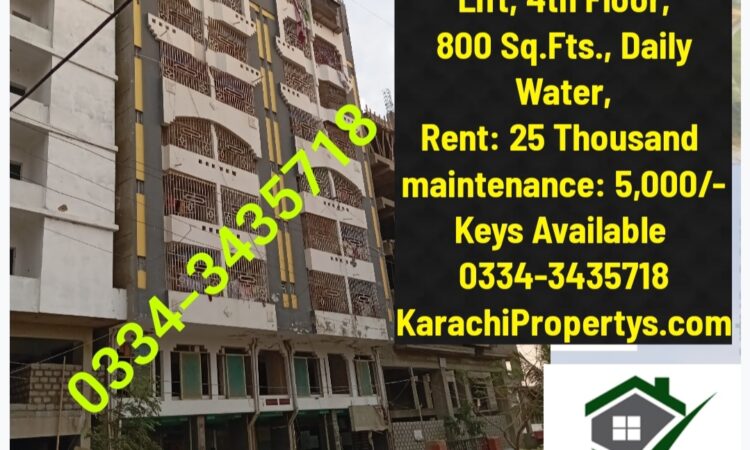 FlatForRentGulistaneJauharKarachi