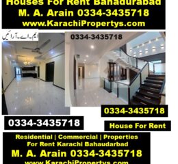 house for rent bahadurabad