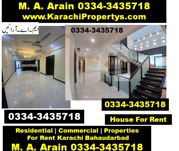 house for rent bahadurabad
