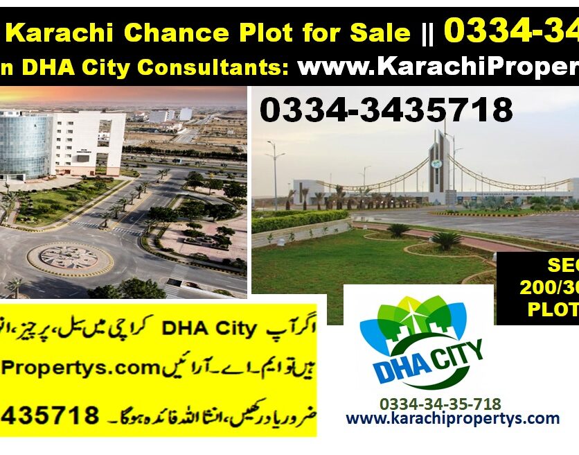 SECTOR 10 DHA CITY KARACHI 500 YARD PLOT FOR SALE INVESTMENT