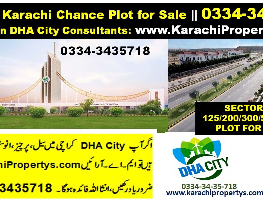 DHA CITY KARACHI SECTOR 13 200 YARD PLOT INVESTMENT SALE