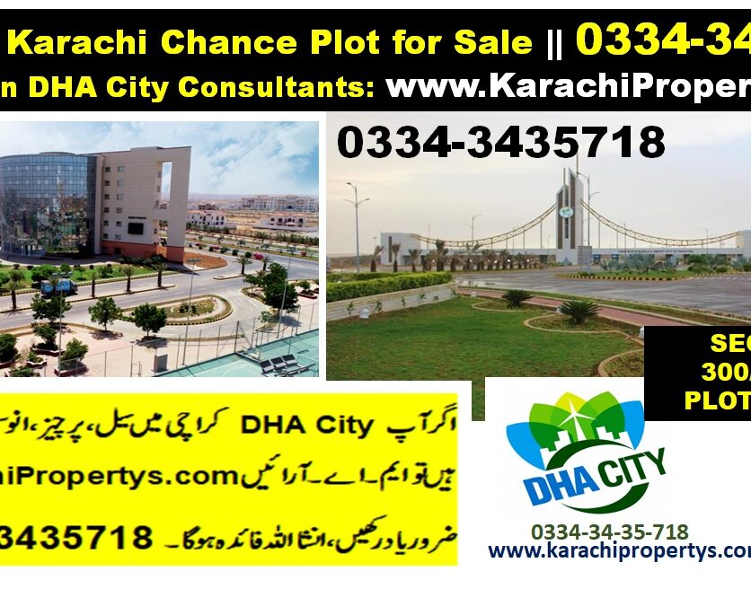 Sector 15 DHA City Karachi 500 Yard Plot for Sale