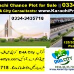 5 MARLA PLOT FOR SALE DHA CITY KARACHI VIP LOCATION DEAL SECTOR 3