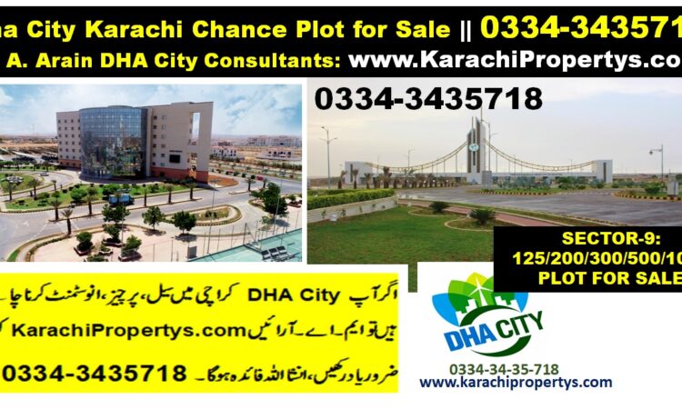 DHA City Karachi Sector 9 Sub Sector C 300 Yard Plot for Urgent Sale