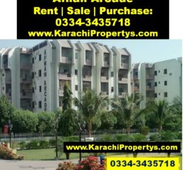 Gulistan-e-Jauhar Block 15 Flat for Rent Afnan Arcade