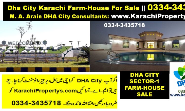 Dha city Karachi Farm House for sale