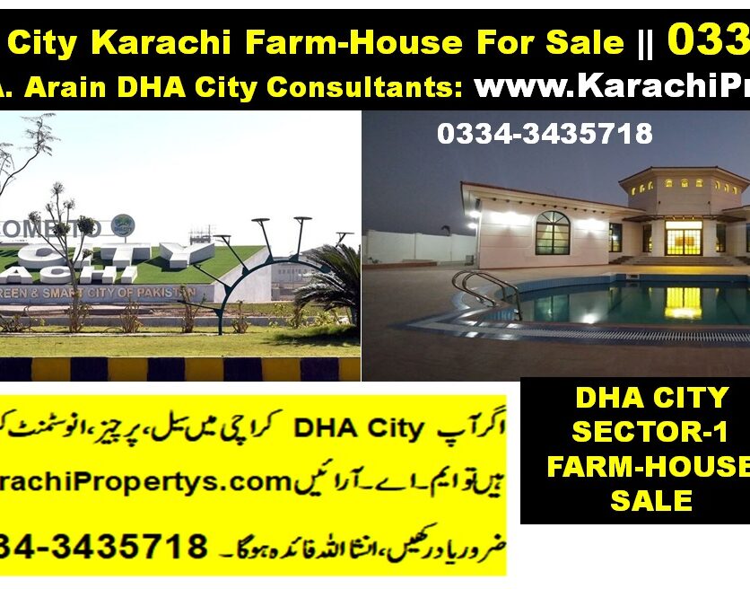 Dha city Karachi Farm House for sale