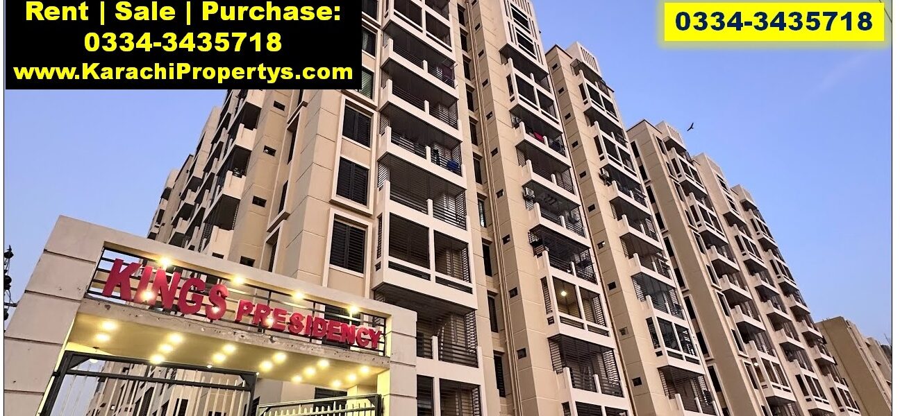 Kings Presidency Gulistan-e-Jauhar Block 3a Karachi Flat for Rent