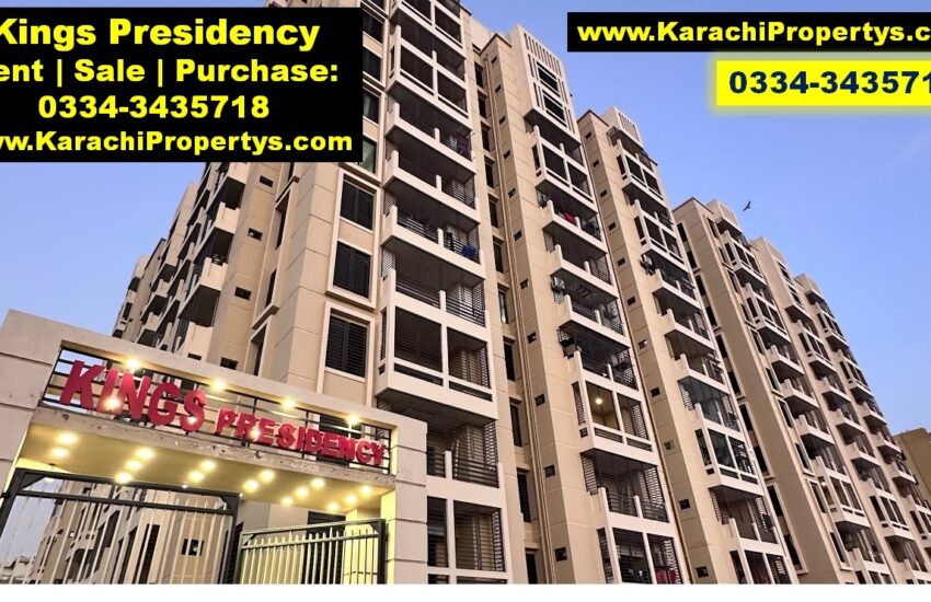 Kings Presidency Gulistan-e-Jauhar Block 3a Karachi Flat for Rent