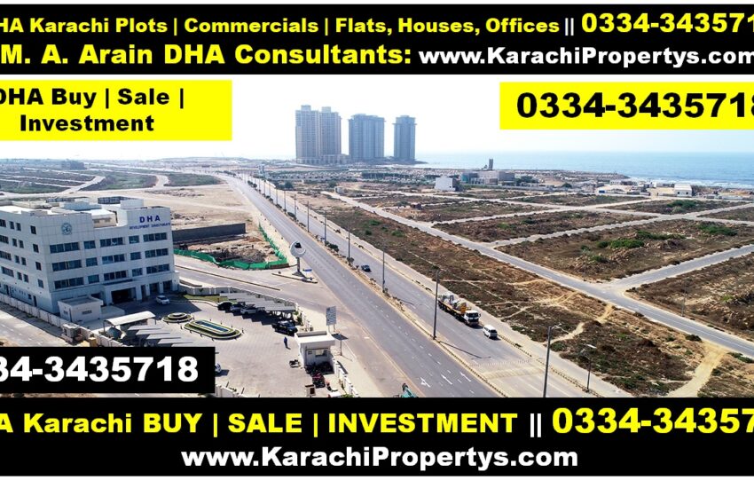 Commercial Plot For Sale DHA Phase 8 Al Murtaza Prime Location Karachi