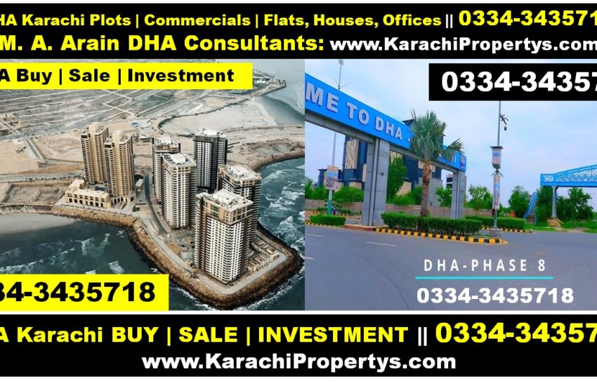 Commercial Plot For Sale DHA  Phase  8 Extension Karachi