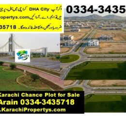 Indus Hills DHA city Karachi Plot for Sale 500 Sq Yds 05 Years Installments