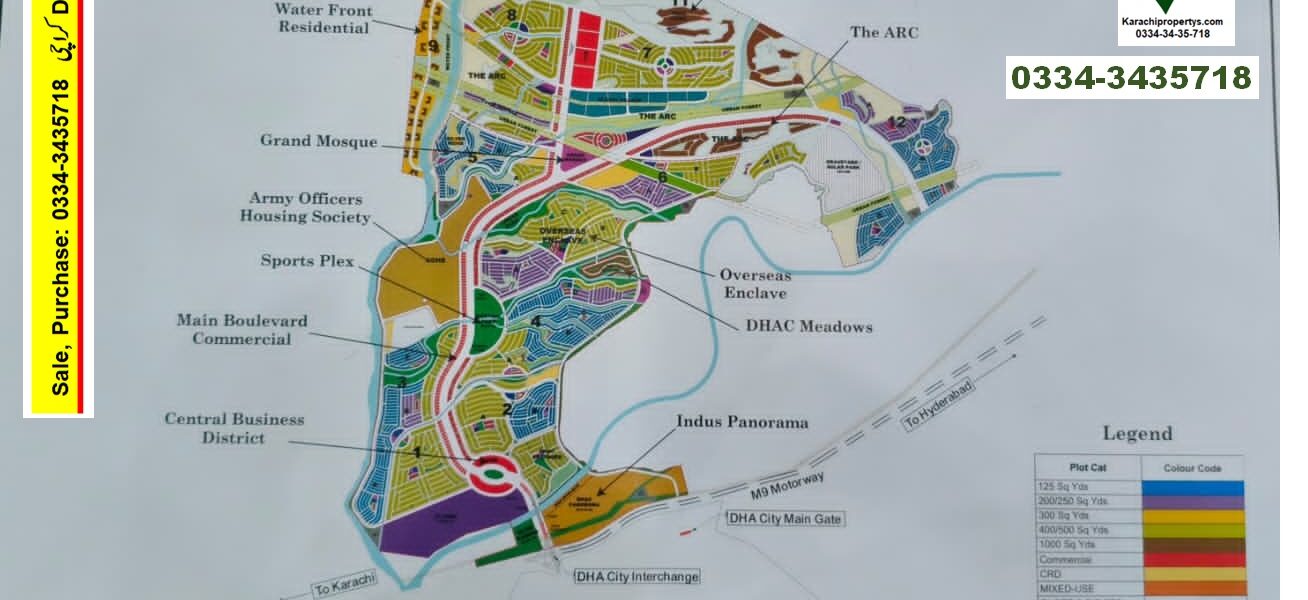 INDUS HILLLS DHA CTIY KARACHI MASTER PLAN LATEST