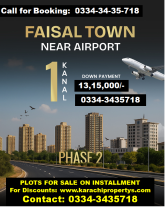FaisalTownPhase2PlotForSale1Kanal