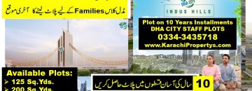 DHA City Karachi Plot for Sale 10 Years Installments