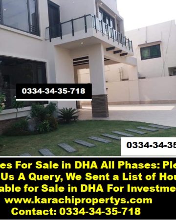 Houses for Sale DHA Phase 5 Karachi